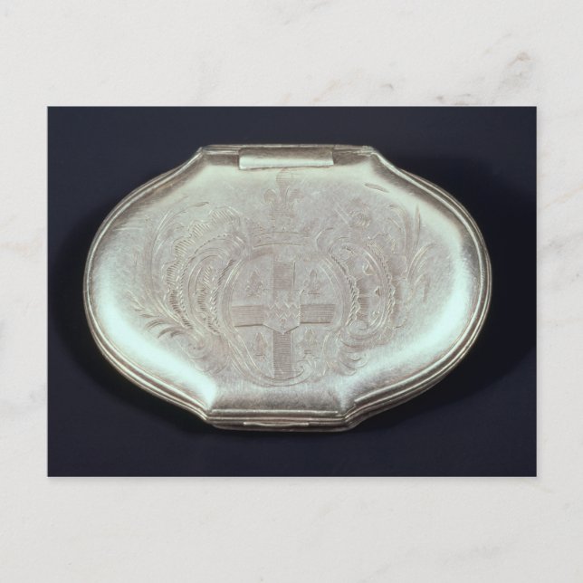 Carte Postale Boîte de soudure en relief avec armoiries, c.1820 (Devant)