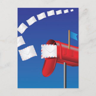 Carte Postale Boîte rouge