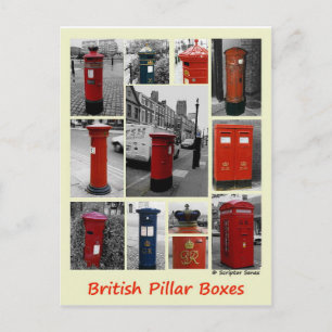 Carte Postale Boîtes British Pillar