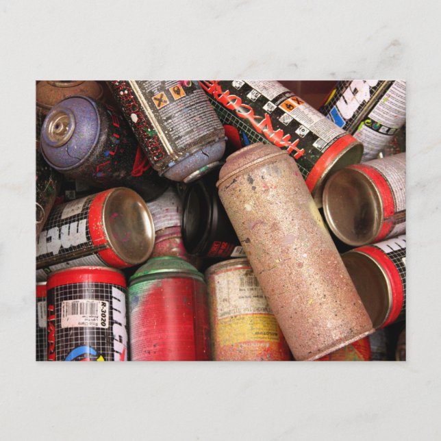 Carte Postale Boîtes de conserve (Devant)