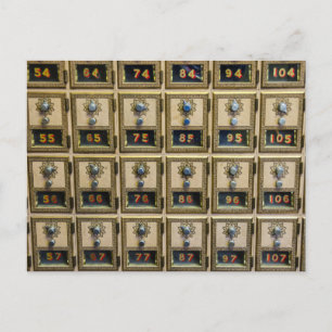 Carte postale Boîtes de verrou combinées de bureau