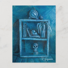 Carte postale Boîtier Bleu