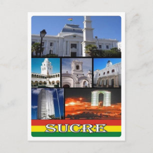 Carte Postale Bolivia -Sucre - Mosaic -