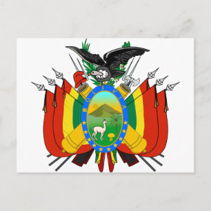 Carte Postale Bolivie Armoiries BO