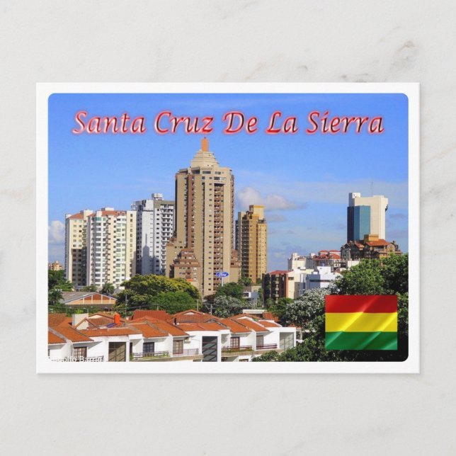 Carte Postale Bolivie - Père Noël Cruz del la Sierra - (Devant)