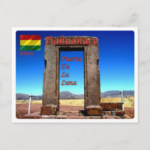 Carte Postale Bolivie - Tiahuanaco - Puerta de la luna -
