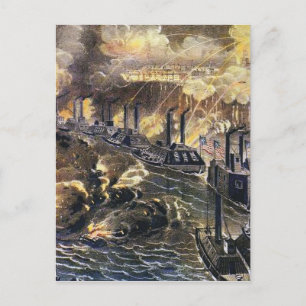 Carte Postale Bombardement de Vicksburg