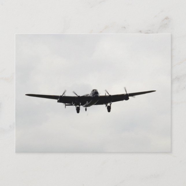Carte Postale Bombe lourd Avro Lancaster (Devant)