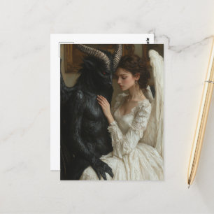 Carte Postale Bon ange et mal démon