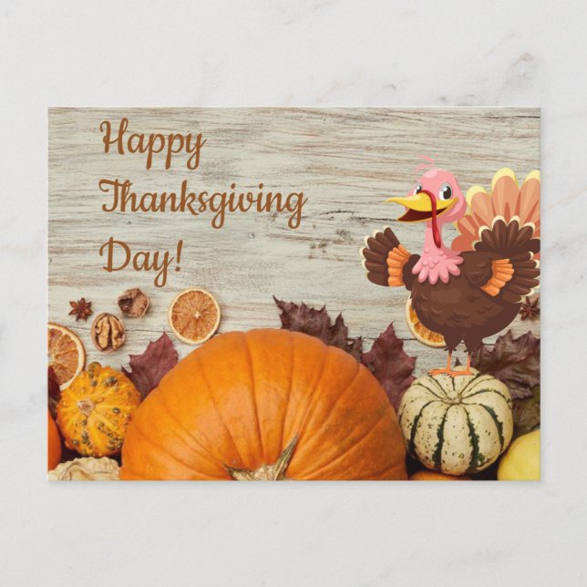 Carte Postale Bon thanksgiving (Devant)
