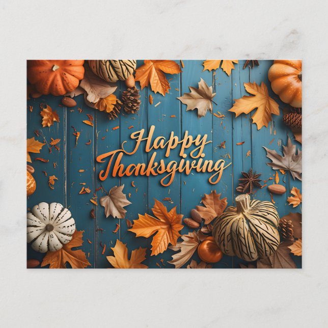 Carte postale bon thanksgiving (Devant)