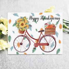 Carte postale bon thanksgiving Vintage