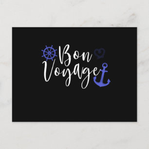 Carte Postale Bon Voyage Ancre Croisière Croisière Vacance Batea