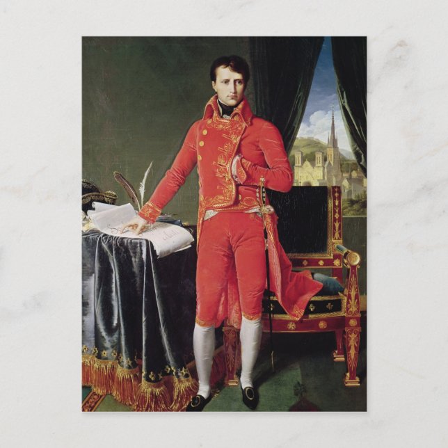 Carte Postale Bonaparte premier consul, 1804 (Devant)