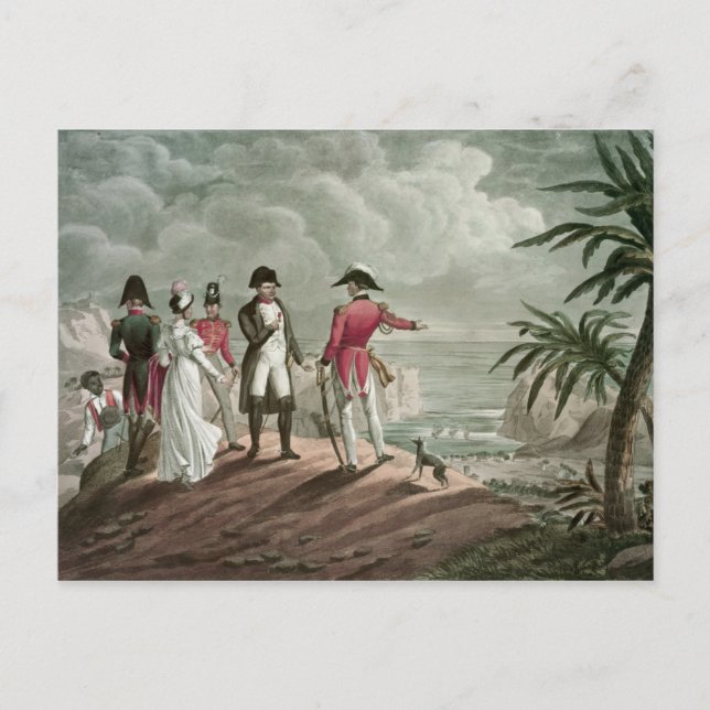 Carte Postale Bonaparte sur Sainte-Hélène (Devant)