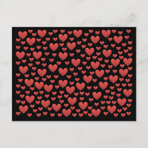 Carte Postale BonBon Rainbow Love Hearts