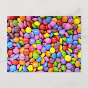 Carte Postale Bonbons colorés