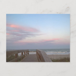 Carte Postale Bonbons en coton à la plage