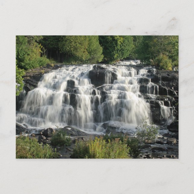 Carte Postale Bond Falls, Paulding, péninsule supérieure du Mich (Devant)