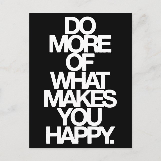 Carte Postale Bonheur (Devant)