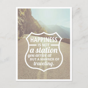 Carte Postale Bonheur Encouragement Succès Conseils de vie Citat