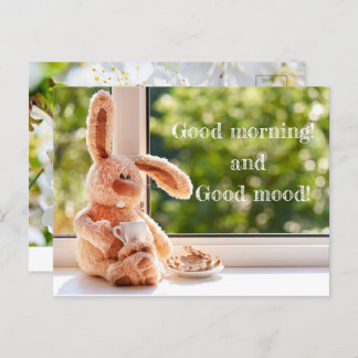 Carte postale Bonjour