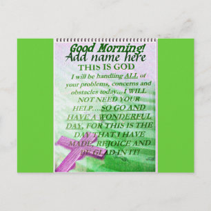 Carte Postale Bonjour, Ajoutez leur nom_