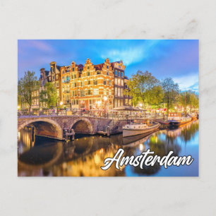 Carte Postale Bonjour De Belle Amsterdam, Pays-Bas