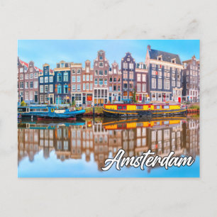Carte Postale Bonjour De Belle Amsterdam, Pays-Bas