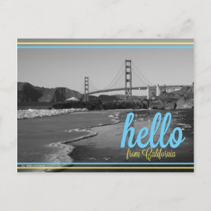 Carte postale - Bonjour de Californie (Carte à l'a