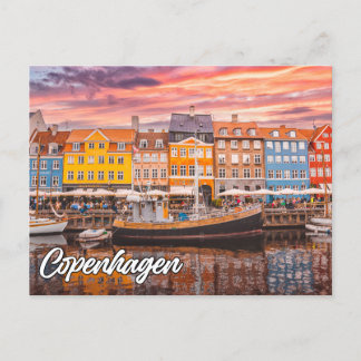 Carte Postale Bonjour De Copenhague, Danemark