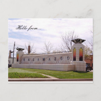 Carte Postale Bonjour de… Kalamazoo