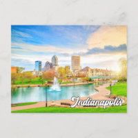 Bonjour de la belle Indianapolis, Indiana, États-U