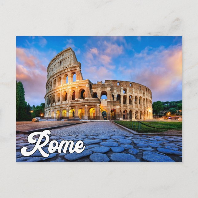 Carte Postale Bonjour De La Ville Historique De Rome, Italie (Devant)