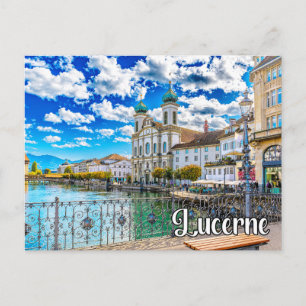 Carte Postale Bonjour De Lucerne, Suisse