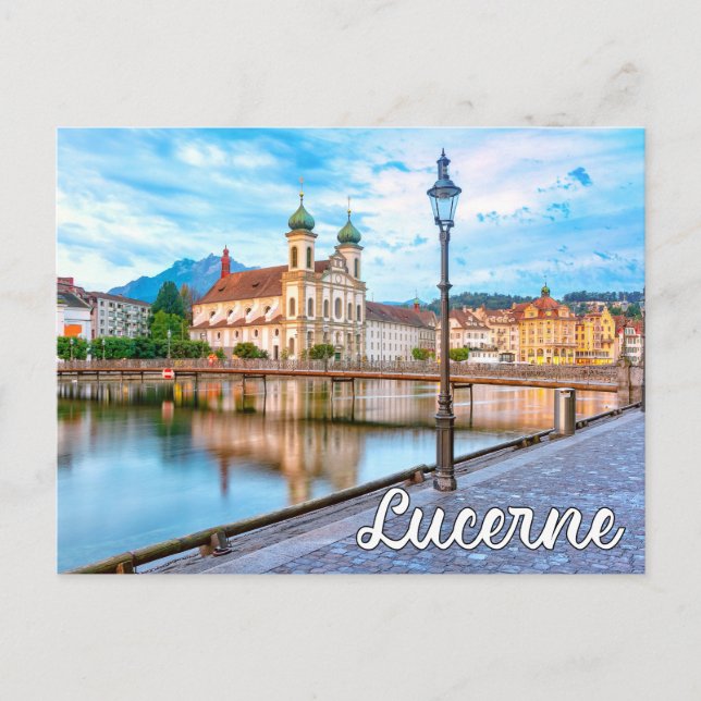 Carte Postale Bonjour De Lucerne, Suisse (Devant)