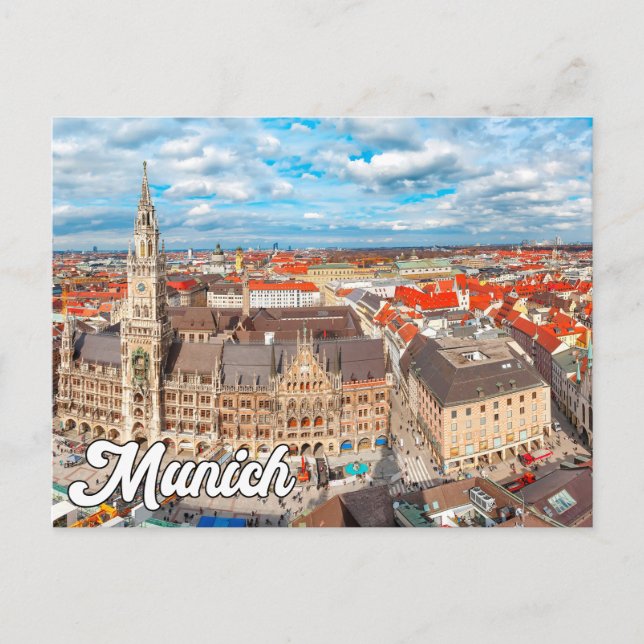 Carte Postale Bonjour De Munich, Allemagne (Devant)