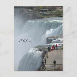 Carte Postale Bonjour de... Niagara Falls Canada
