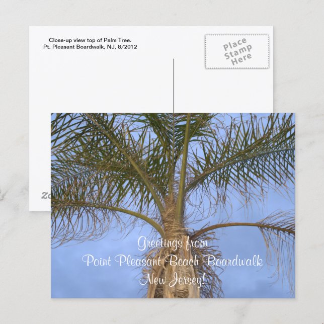 Carte postale Bonjour de Point Pleasant Beach NJ (Devant / Derrière)