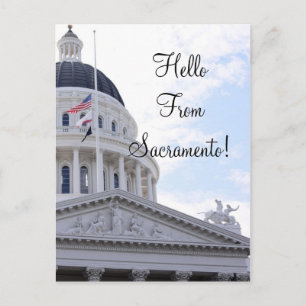 Carte Postale Bonjour De Sacramento