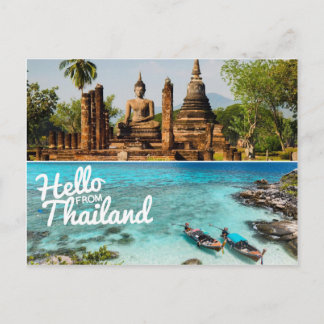 Carte Postale Bonjour de Thaïlande