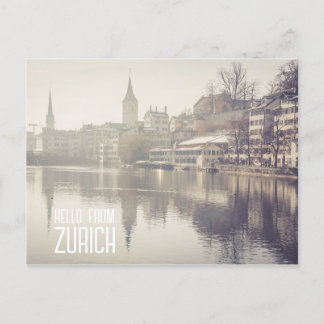 Carte Postale Bonjour de Zurich