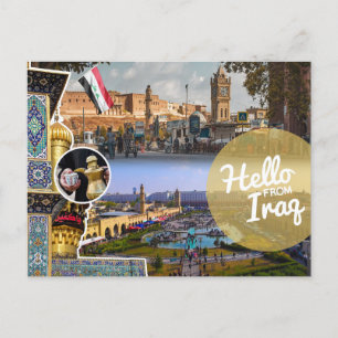 Carte Postale Bonjour depuis l'Irak