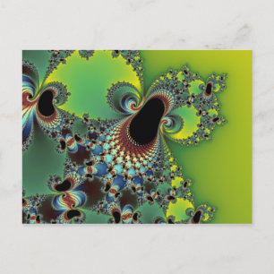 Carte Postale Bonjour - Fractal
