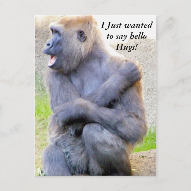 Carte Postale Bonjour Hug_ (Devant)