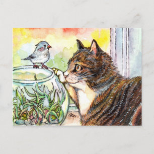 Carte Postale Bonjour Little Bird