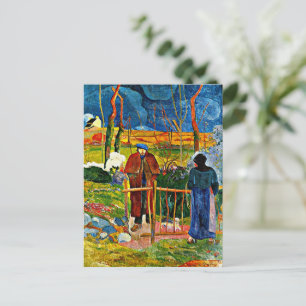 Carte Postale Bonjour, Monsieur par Paul Gauguin