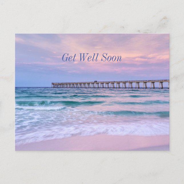 Carte Postale Bonjour Navarre Beach Pier Se Bien Bientôt (Devant)
