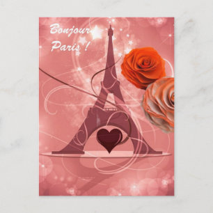 Carte Postale Bonjour Paris !