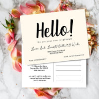 Bonjour, Rencontrez les voisins | Simple Welcome P